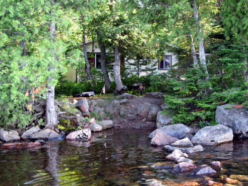 Cabin 6 from the Lake