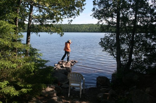 Cabin 6 Fishing from Jetty